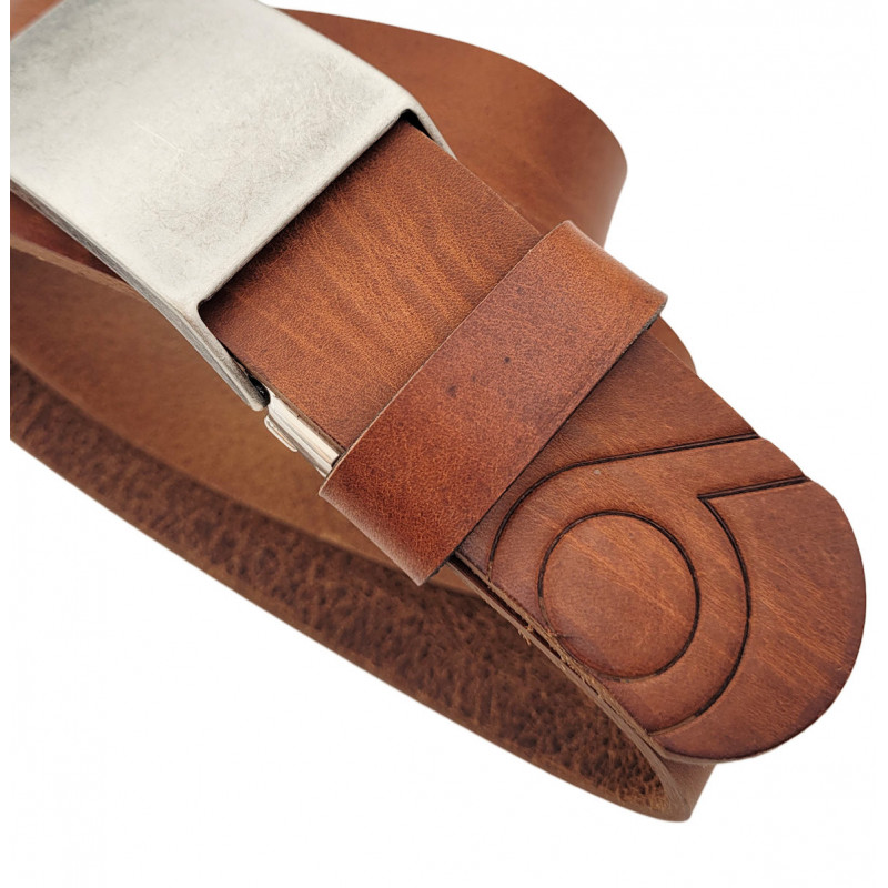 Ledergürtel Herren kürzbar - Jeansgürtel cognac, Gürtel für Herren Hellbraun, Herrengürtel leder, Jeansgürtel herren Leder