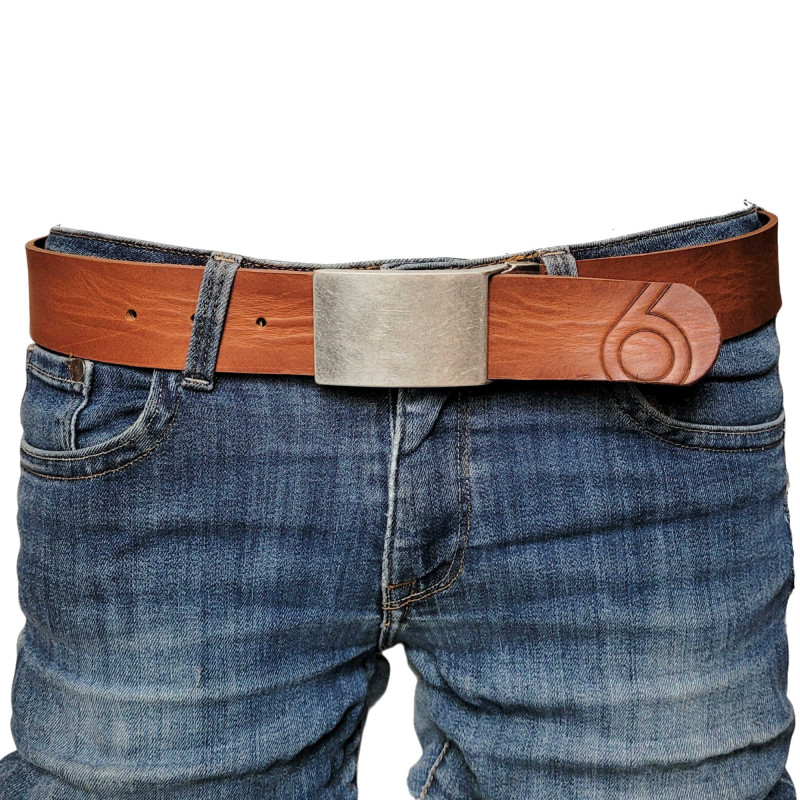 Ledergürtel Herren kürzbar - Jeansgürtel cognac, Gürtel für Herren Hellbraun, Herrengürtel leder, Jeansgürtel herren Leder