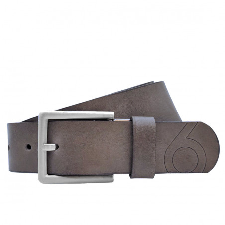 Herren Gürtel in Grau - Jeansgürtel - Ledergürtel - Echtes Leder