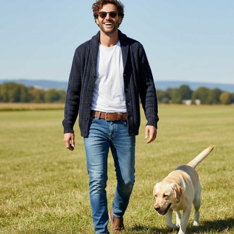 Ledergürtel kürzbar Herren - spar-set - Gürtel kürzbar aus Leder - Herrengürtel schwarz und braun - Echtes Leder Gürtel Set