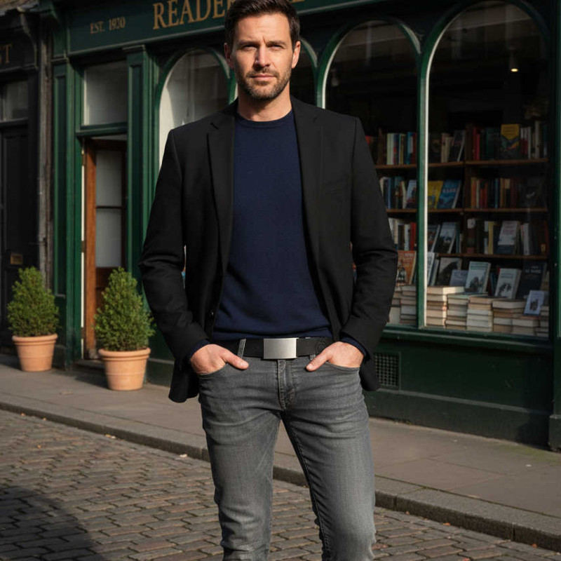 Kürzbare Ledergürtel für Herren ✶ Geschenk für Herren