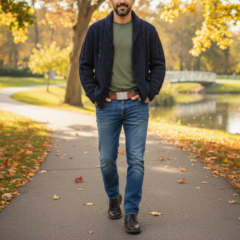 Ledergürtel Herren kürzbar - Jeansgürtel cognac, Gürtel für Herren Hellbraun, Herrengürtel leder, Jeansgürtel herren Leder