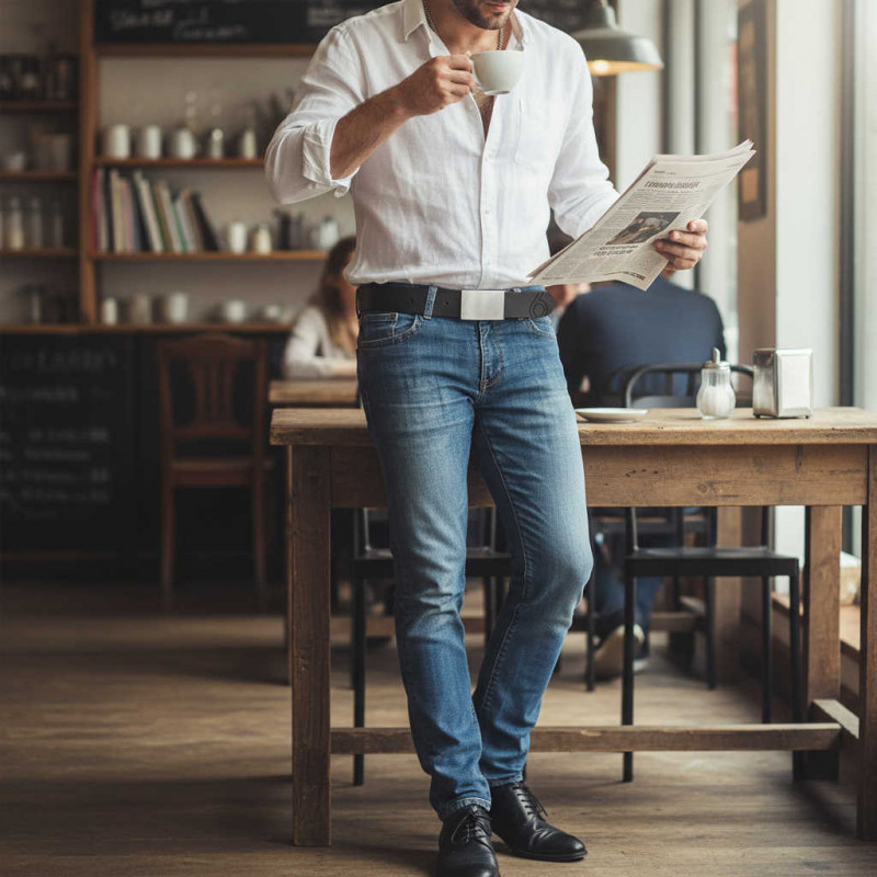 Kürzbare Ledergürtel für Herren ❤️ Geschenk für Männer