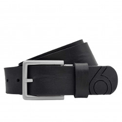 Ledergürtel kürzbar - Herren Gürtel Schwarz - Ledergürtel kürzbar - Jeansgürtel aus Leder in Schwarz - Schwarzer Herrengürtel