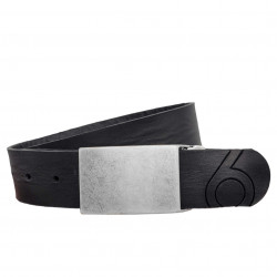 Ledergürtel kürzbar Herren Gürtel Schwarz - Jeansgürtel Schwarz - Herrengürtel kürzbar - Ledergürtel Herren Schwarz