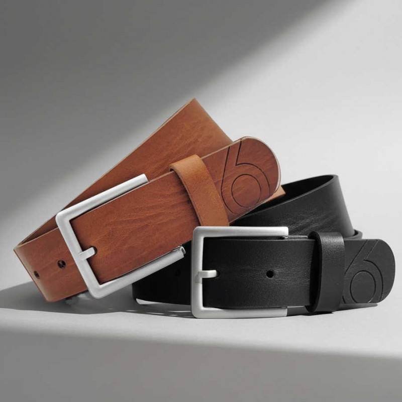 Ledergürtel kürzbar Herren - spar-set - Gürtel kürzbar aus Leder - schwarz und braun