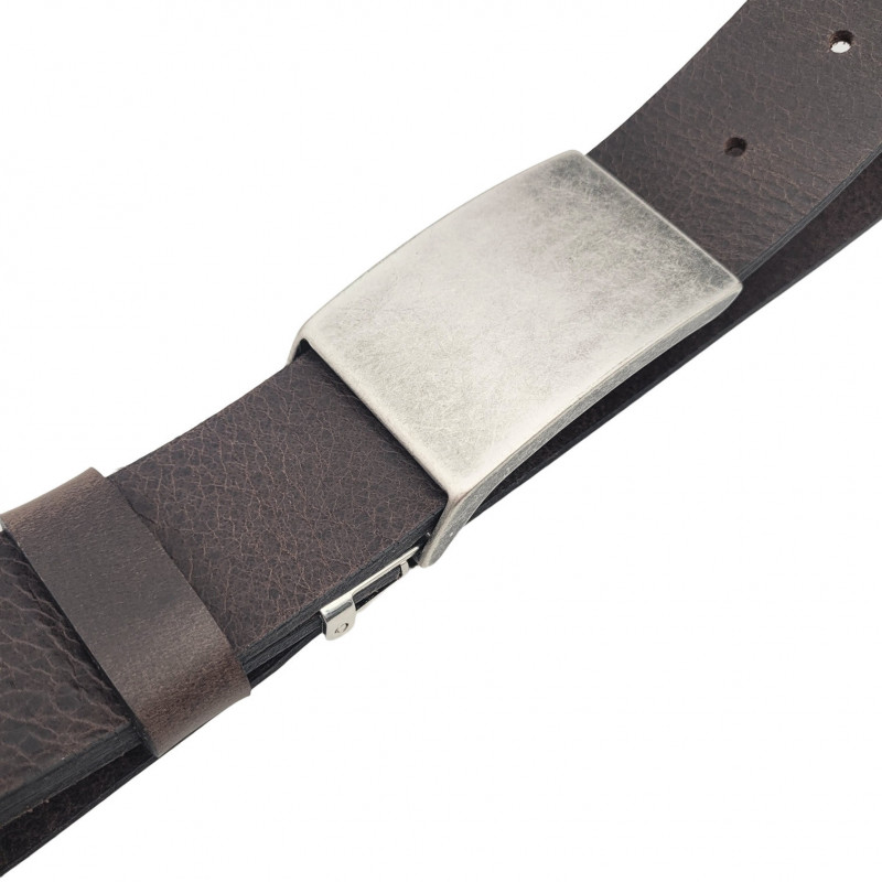 Jeansgürtel braun - Gürtel braun Leder - Brauner Gürtel für Herren - Ledergürtel Herren braun - kürzbar