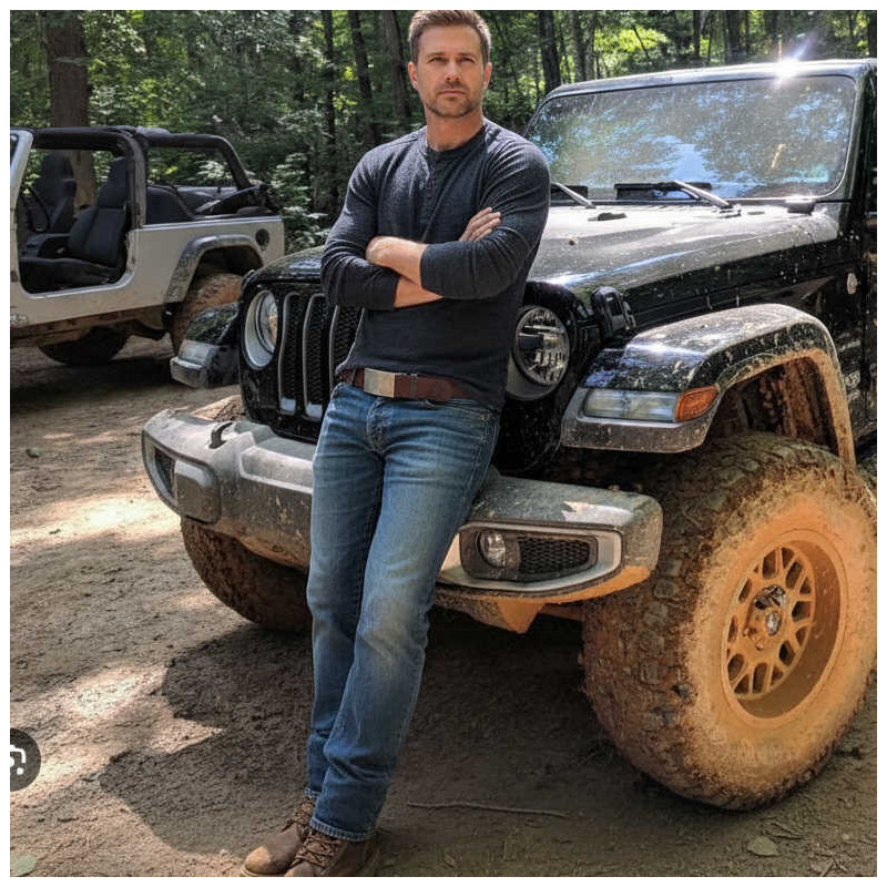 Ledergürtel Herren in Braun - Jeansgürtel aus Leder Braun - Herrengürtel für Jeans - Herren Gürtel kürzbar - echtes Leder