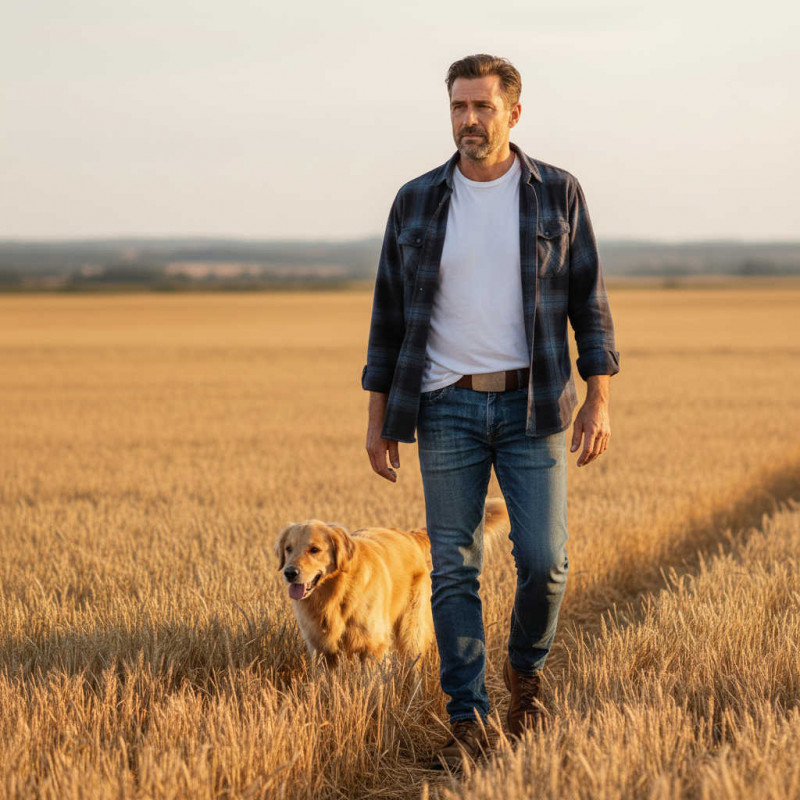 Just Belt - brauner Herrengürtel mit Charakter