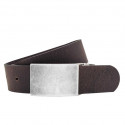 Ledergürtel Herren dunkelbraun 4 cm – Just-Belt-Clip