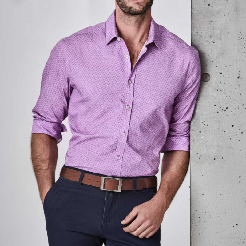 Gürtel für Chino Hosen - Ledergürtel für Stoffhosen. Ledergürtel Herren Hellbraun - Cognac Braun