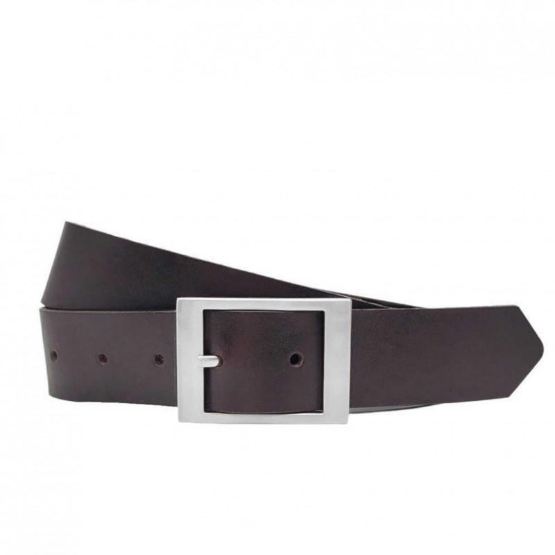 Gürtel für Chino Hosen - Ledergürtel für Stoffhosen. Ledergürtel Herren Hellbraun - Braun