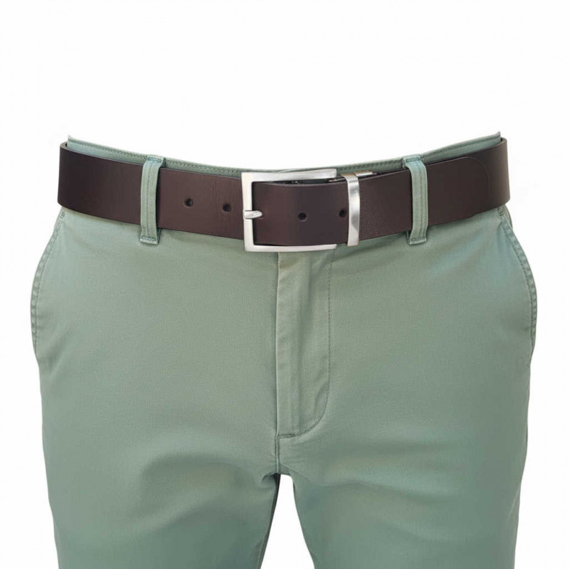 Gürtel für Herren - Ledergürtel für Stoffhosen. Ledergürtel Herren Hellbraun - Braun- Dunkelbraun