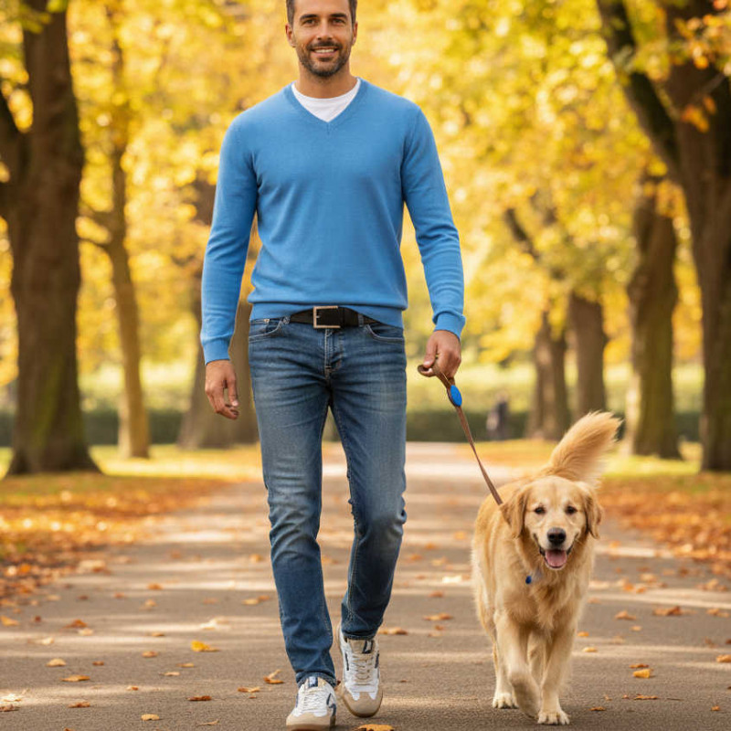 Herren Gürtel Schwarz - Ledergürtel schwarz kürzbar - Jeansgürtel aus Leder in Schwarz - Schwarzer Herrengürtel