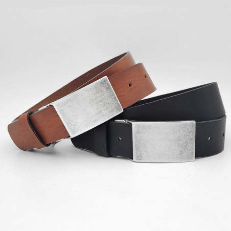 Ledergürtel kürzbar Herren - spar-set - Gürtel kürzbar aus Leder - Herrengürtel schwarz und braun - Echtes Leder Gürtel Set