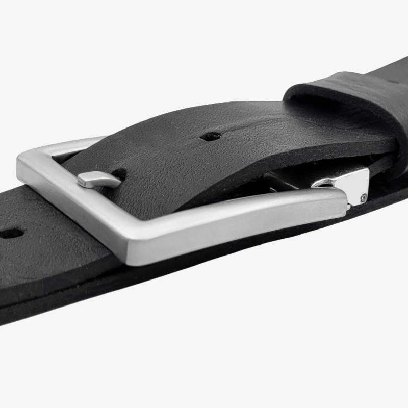Ledergürtel Herren schwarz 4 cm | Just Belt