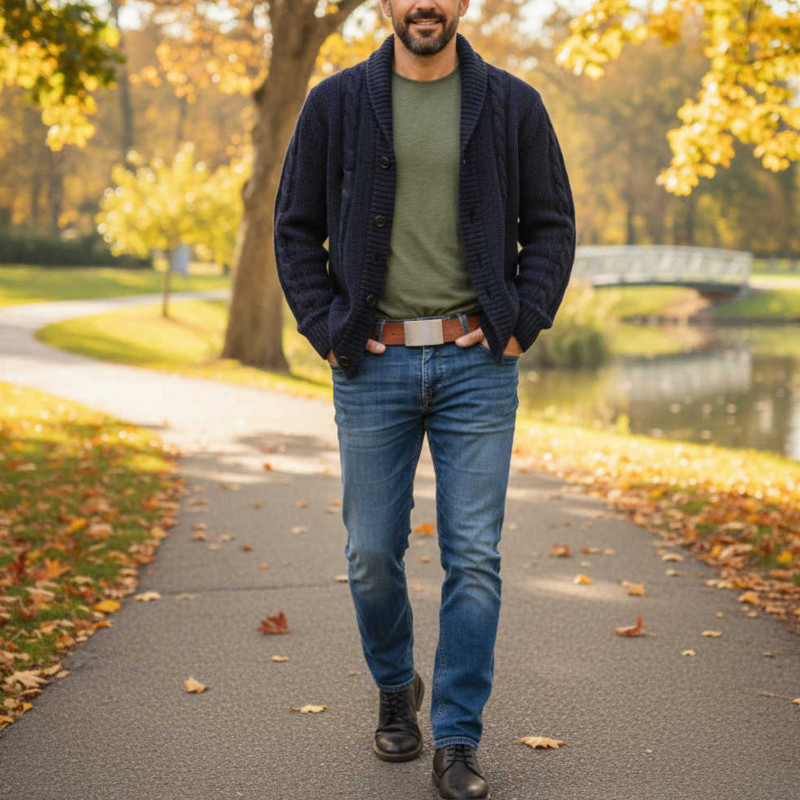 Ledergürtel kürzbar Herren - spar-set - Gürtel kürzbar aus Leder - Herrengürtel schwarz und braun - Echtes Leder Gürtel Set