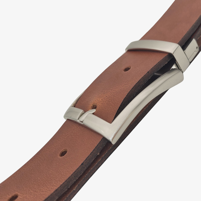 Ledergürtel Herren Cognac 4 cm | Just Belt