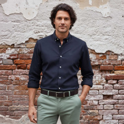 Gürtel für Herren - Ledergürtel für Stoffhosen. Ledergürtel Herren Dunkelbraun