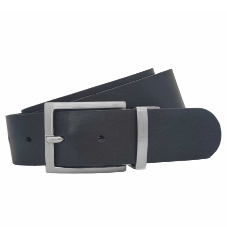 Gürtel für Herren - Ledergürtel für Stoffhosen. Ledergürtel Herren Schwarz