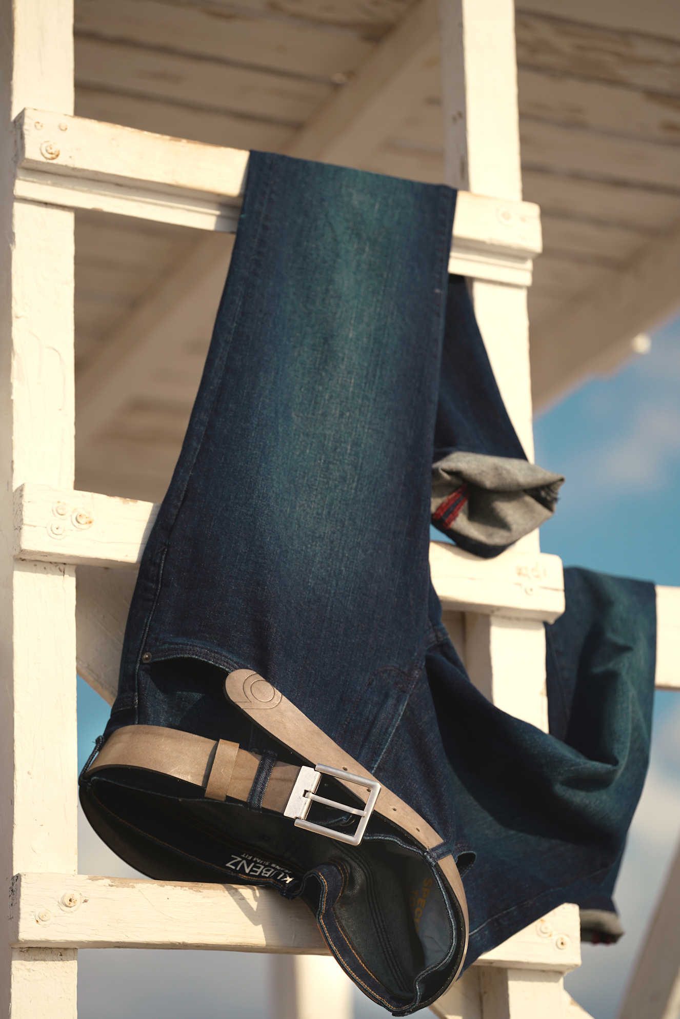 Just belt Gürtel in grau 