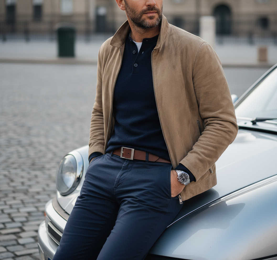 Ledergürtel Herren kürzbar - Jeansgürtel cognac, Gürtel für Herren Hellbraun, Herrengürtel leder, Jeansgürtel herren Leder