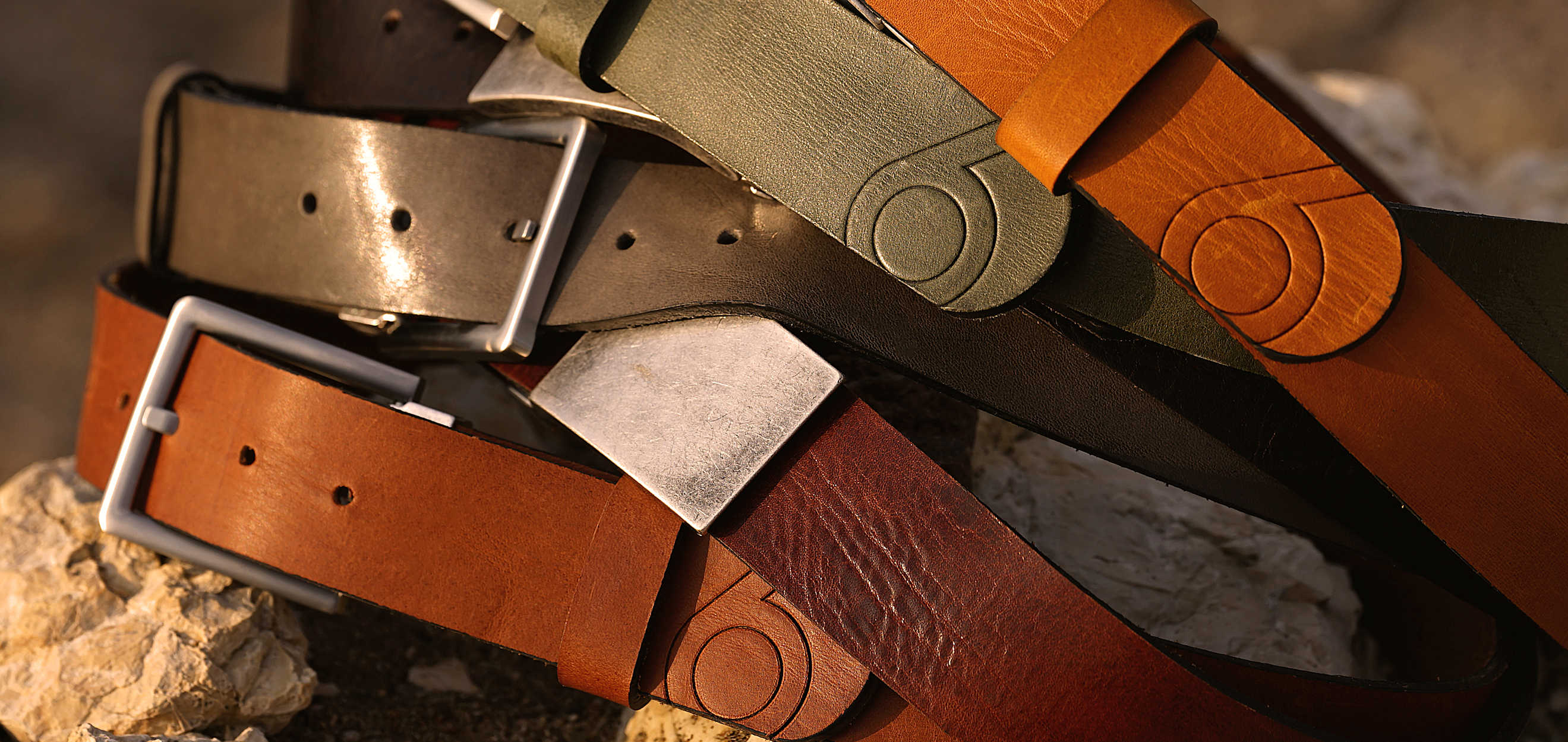 Hochwertige Ledergürtel Just belt