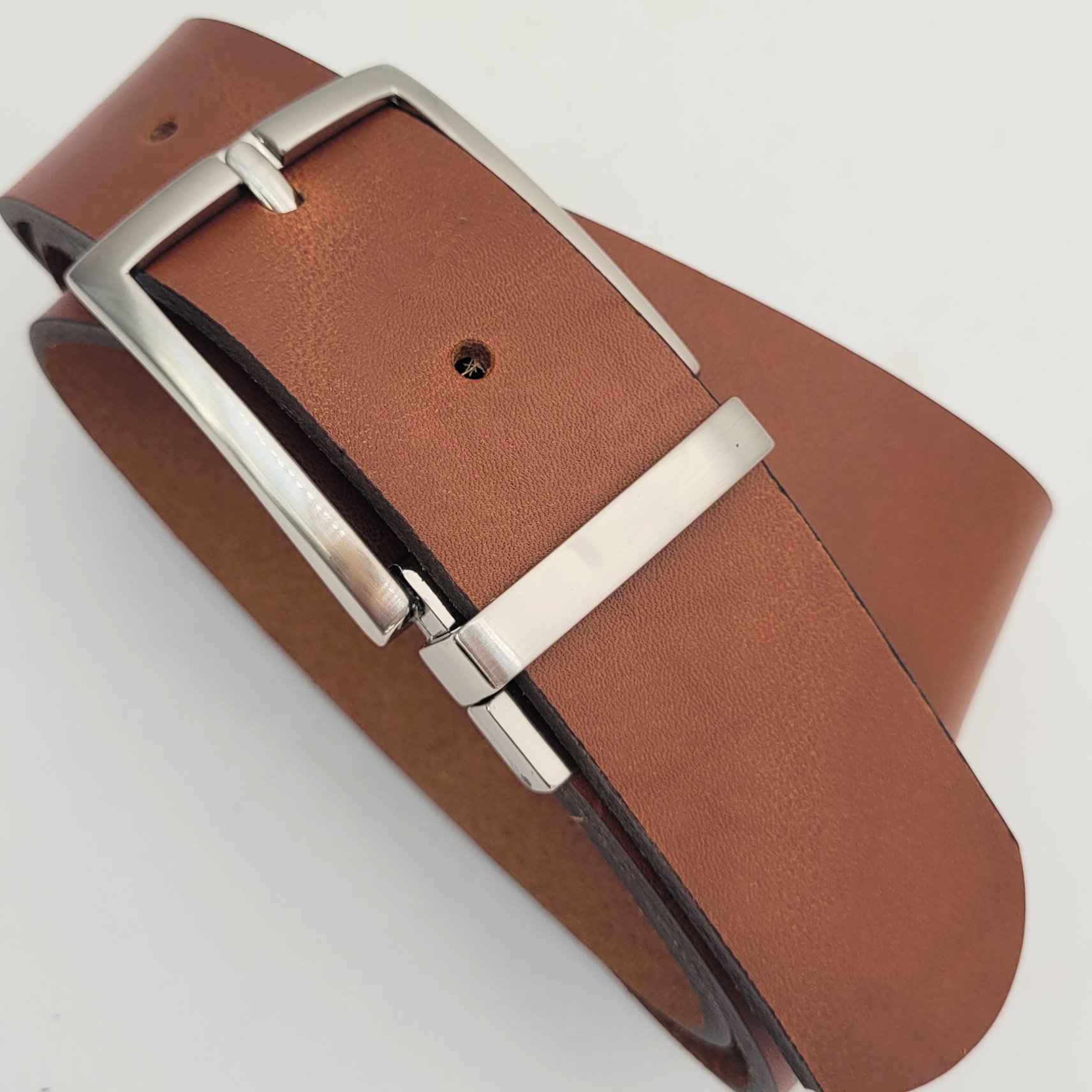 Ledergürtel Herren kürzbar - Jeansgürtel cognac, Gürtel für Herren Hellbraun, Herrengürtel leder, Jeansgürtel herren Leder